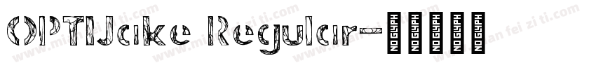 OPTIJake Regular字体转换